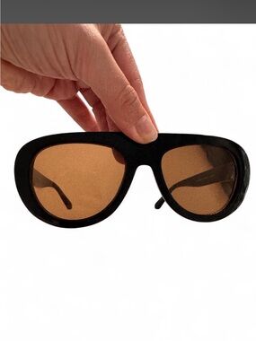 House of Harlow 1960 Black Sunglasses with Brown Lenses